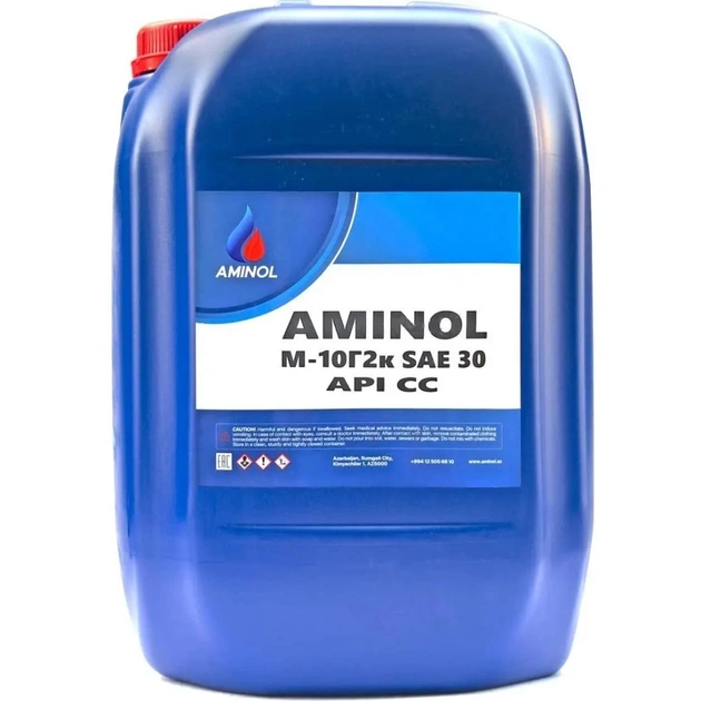 Моторна олива Aminol М-10G2К SAE 30 18л (AM161787) - изображение 1