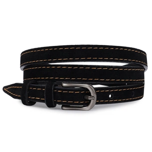 Ремінь Vintage Замшевий жіночий Чорний (20772) зображення 1