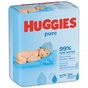 Дитячі вологі серветки Huggies Pure 56 х 4 шт (5029053550121) - зменшене зображення 1