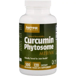 Травы Jarrow Formulas Фитосомы Куркумина 500 мг, Curcumin Phytosome Meriva, 120 г (JRW-14093) изображение 1
