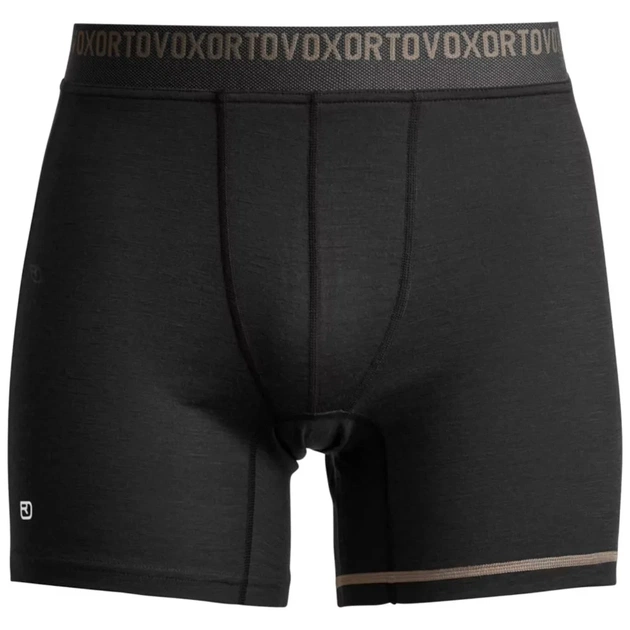 Термотрусы Ortovox 185 Rock'n'Wool Boxer Mns black raven - M - чорний (025.001.1266) - изображение 1