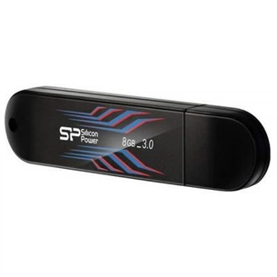 USB флеш накопичувач Silicon Power 8GB BLAZE B10 (SP008GBUF3B10V1B) зображення 1