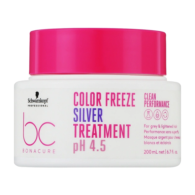 Маска для волос Schwarzkopf Professional Bonacure Color Freeze Silver Treatment pH 4.5 500 мл (4045787725872) - изображение 1