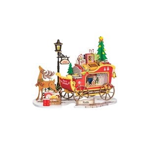 Конструктор Robotime Rolife Wooden 3D Reindeer Express (DS059) изображение 1