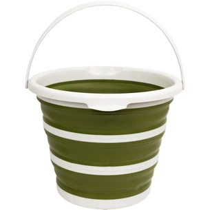 Ведро складное Tribe Water Bucket 10 л olive (T-FJ-0048-olive) изображение 1