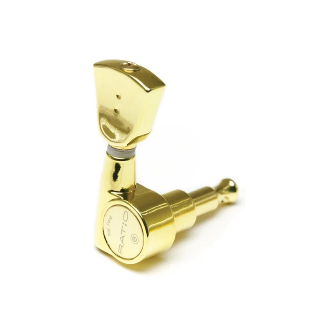 Кілки для гітари Graph Tech PRN-2341-G0 Ratio Electric 3+3 Vintage 2 Pin - Gold (235525) - изображение 1