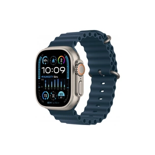 Смарт-годинник Apple Watch Ultra 2 GPS + Cellular, 49mm Titanium Case with Blue Ocean Band (MREG3UL/A) зображення 1