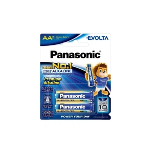 Батарейка AA Evolta щелочная 2pcs Blister Panasonic (LR6EG/2B) изображение 1