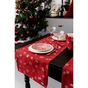 Доріжка на стіл Прованс Дзвіночки на червоному 40 х 140 см (036822) - зменшене зображення 6