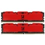 Модуль пам'яті для комп'ютера DDR4 8GB (2x4GB) 3000 MHz Iridium X Red Goodram (IR-XR3000D464L16S/8GDC) - уменьшенное изображение 1