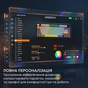 Клавіатура Ajazz AK820 V2 Coconut Flake Switch Wireless/Bluetooth/USB UA Purple/White/Blue (AK820-V2-CF-PWB) - зменшене зображення 10