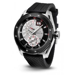 Наручний годинник Seculus 9535.2.7004P black-white, ss-ipb, black silicon зображення 1