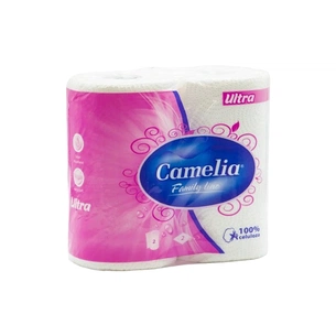 Паперові рушники Camelia Ultra Білі 2 шари 2 рулони (8606107569864) зображення 1