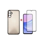 Чохол до мобільного телефона Dengos Kit for Samsung Galaxy A15 case + glass (Black) (DG-KM-69) - зменшене зображення 1