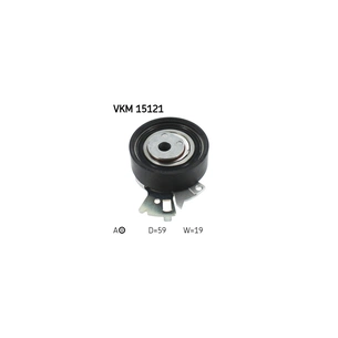Ролик натягувача ременя SKF VKM 15121 зображення 1