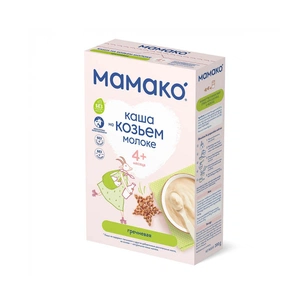 Дитяча каша MAMAKO гречана на козячому молоці 200 г (4607088795994) изображение 1