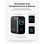 Зарядний пристрій Anker Laptop GaN 140W 3xUSB-C PD3.1 + USB-A + display + cable Black (B2697GZ1) - зменшене зображення 4