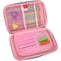 Пенал Cool For School з тисненням 1 відділення Рожевий (QT-5681-Pink) - зменшене зображення 2