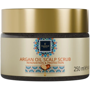 Скраб для шкіри голови Famirel Argan Oil Захист та відновлення 250 мл (7290114085908) изображение 1