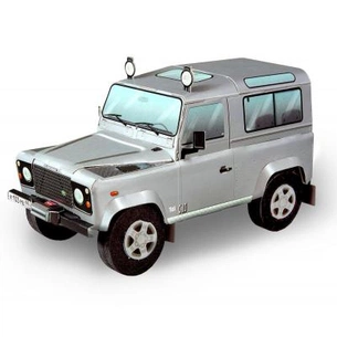 Збірна модель Умная бумага LandRover Defender 90 (металік) серії Автомобілі (146-03) зображення 1