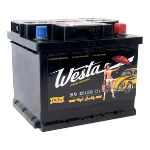 Акумулятор автомобільний Westa 6CT-50 А (1) зображення 1