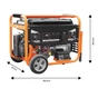 Генератор Neo Tools 230V, 1 фаза, 6/6.5kW, електростарт., AVR (04-731) - уменьшенное изображение 8