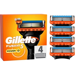 Змінні касети Gillette Fusion5 Power 4 шт. (7702018877591/7702018867219) изображение 1
