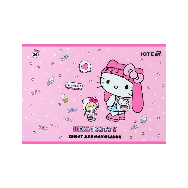 Альбом для малювання Kite Hello Kitty, 24 аркуша (HK25-242-1) - зображення 7
