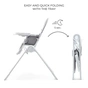 Стульчик для кормления Kinderkraft Binci Light Grey (5902533928019) - уменьшенное изображение 5