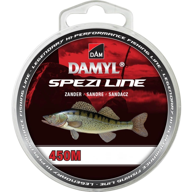 Волосінь DAM Damyl Spezi Line Zander 450 м 0.28 мм 6.7 кг Light Grey (66634) - изображение 1