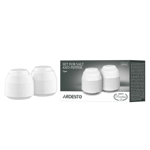 Набір для спецій Ardesto Ancona, для солі та перцю 2 предмети, 5.4х5.5см (AR3562) - picture 4