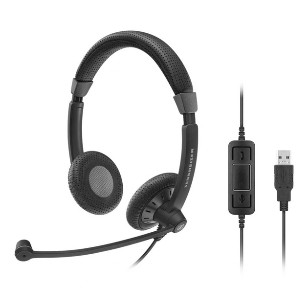 Навушники Sennheiser SC 70 USB CTRL Black (506504) - изображение 1
