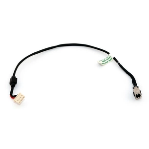 Роз'єм живлення ноутбука з кабелем для Toshiba PJ286 (5.5mm x 2.5mm), 4-pin, 27 см Универсальный (A49053) зображення 1