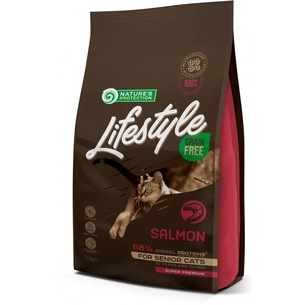 Сухий корм для кішок Nature's Protection Lifestyle Grain Free Salmon Senior Cat 1.5 кг (NPLS45956) зображення 1