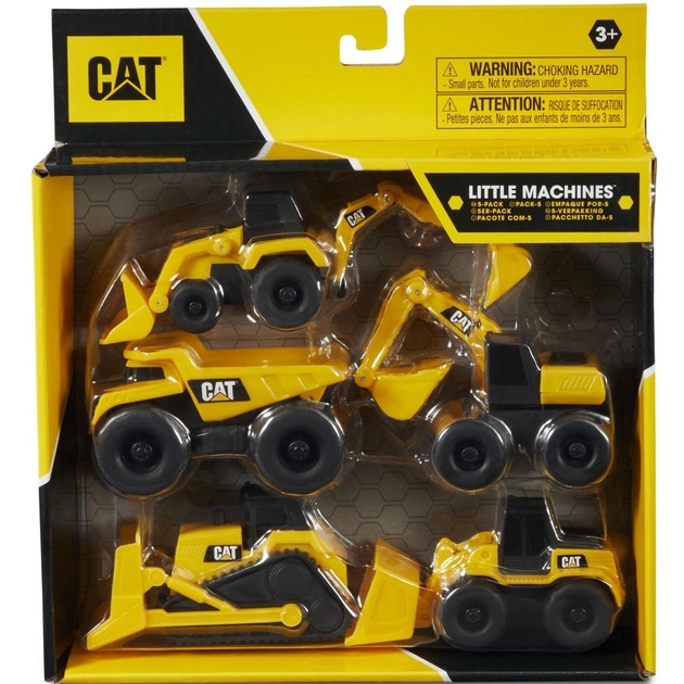 Спецтехніка Funrise CAT Міні-техніка 5 машинок (82150) - picture 8