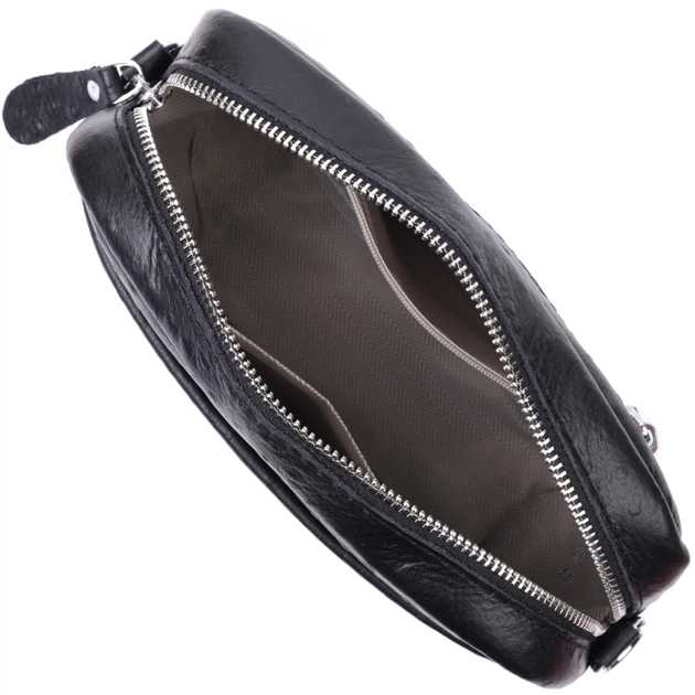 Сумка Vintage З натуральної шкіри Чорна (22659) - зображення 9