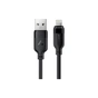 Дата кабель USB 2.0 AM to Lightning 1.2m 2.4A TPE black Acefast (6974316286202) - уменьшенное изображение 1