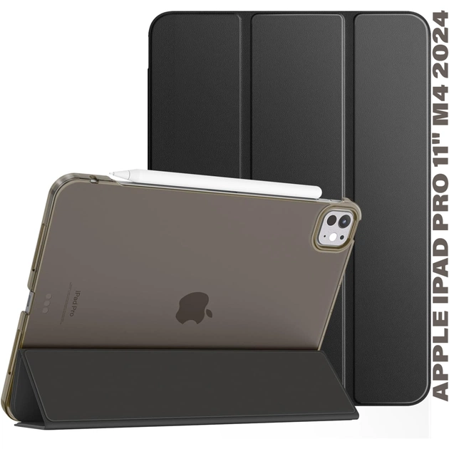 Чохол до планшета BeCover Tri Fold Hard Apple iPad Pro 11" M4 2024 Black (711726) - зображення 1