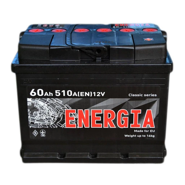 Аккумулятор автомобильный ENERGIA 60Аh (000022386) - изображение 1