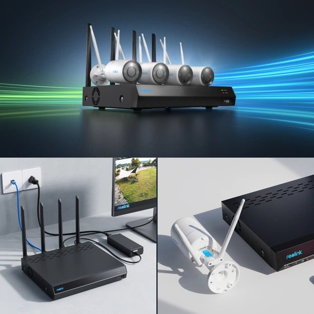 Комплект відеоспостереження Reolink NVS12-8MB4W - picture 2