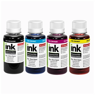 Чорнило ColorWay Canon PG-445/CL-446 (4х100мл) BK/С/M/Y (CW-CW445/CW446SET01) зображення 1