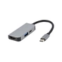 Концентратор Cablexpert USB-C 3-in-1 (USB/HDMI/PD) (A-CM-COMBO3-02) - зменшене зображення 1