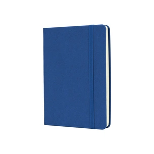 Книга записна Optima А6 MAGIC, тверда обкладинка, гумка, білий блок лінія, синій (O20388-02) зображення 1