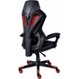 Крісло ігрове Aula F010 Gaming Chair Black/Red (6948391286228) - зменшене зображення 3