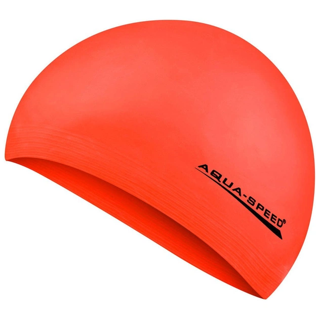 Шапка для плавания Aqua Speed Soft Latex 122-75 5733 неоновий помаранчевий Уні OSFM (5908217657336) - изображение 1