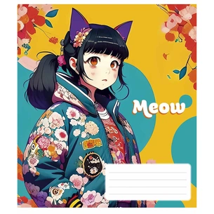 Зошит Школярик Kawaii 48 аркушів клітинка (048-3302K) зображення 1