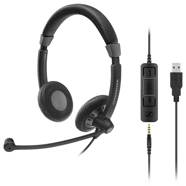Навушники Sennheiser SC 75 USB MS Black (507086) - зображення 1