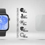 Плівка захисна Armorstandart Huawei Watch Fit 3 6 pcs (ARM78111) - зменшене зображення 2
