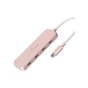 Концентратор J5create USB-C to 4xUSB-C 3.2 10Gbps rose (JCH345ER-N) - зменшене зображення 2