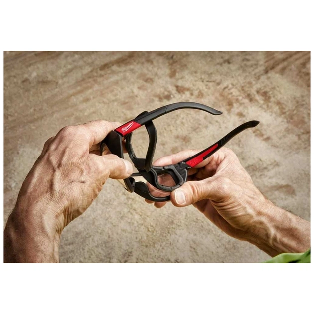 Защитные очки Milwaukee Premium, прозрачные с мягкими вкладками (4932471885) - изображение 6